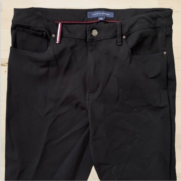 Tommy Hilfiger Black Stretchy Pants Size 14 - Picture 7 of 16